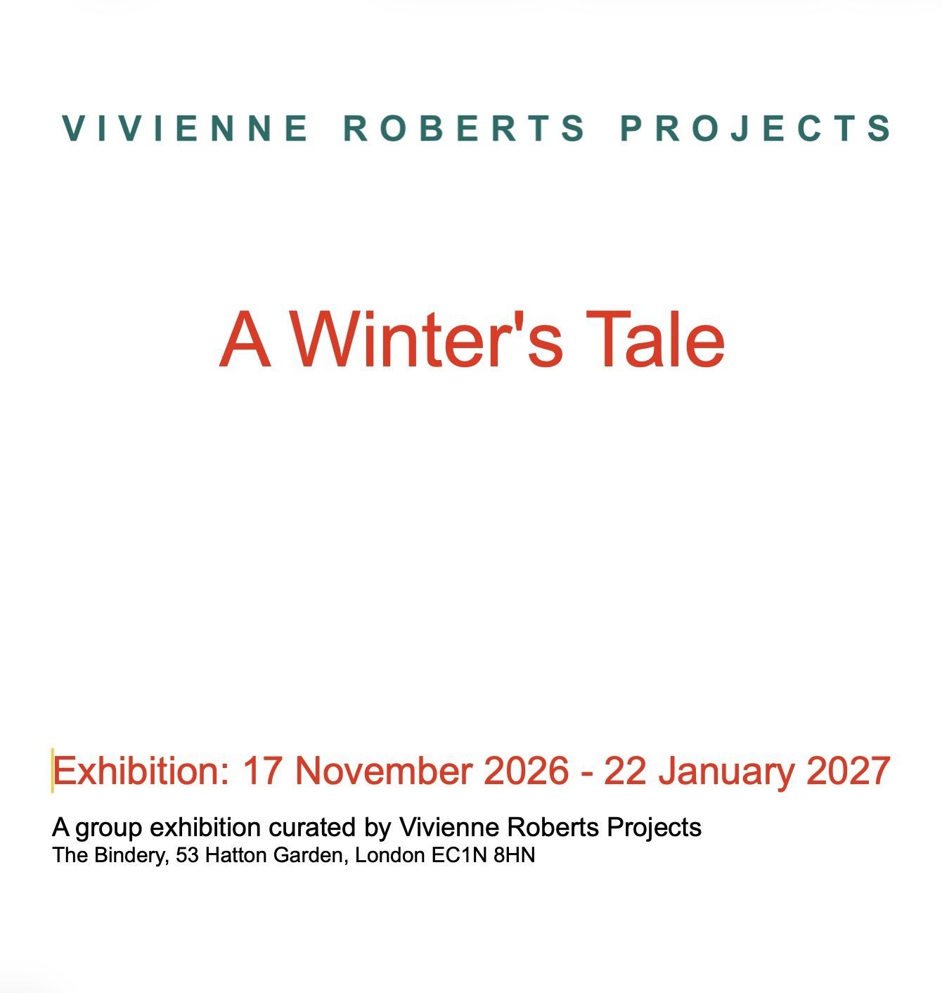 A Winter's Tale
