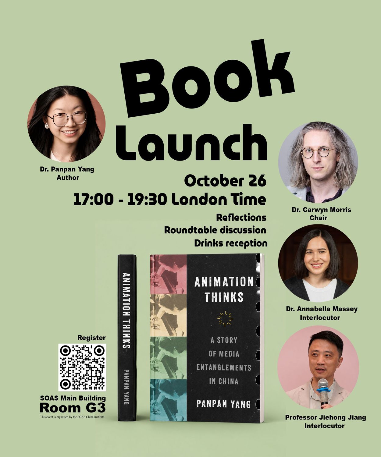 Book Launch: Animation Thinks: A Story of Media Entanglements in China
