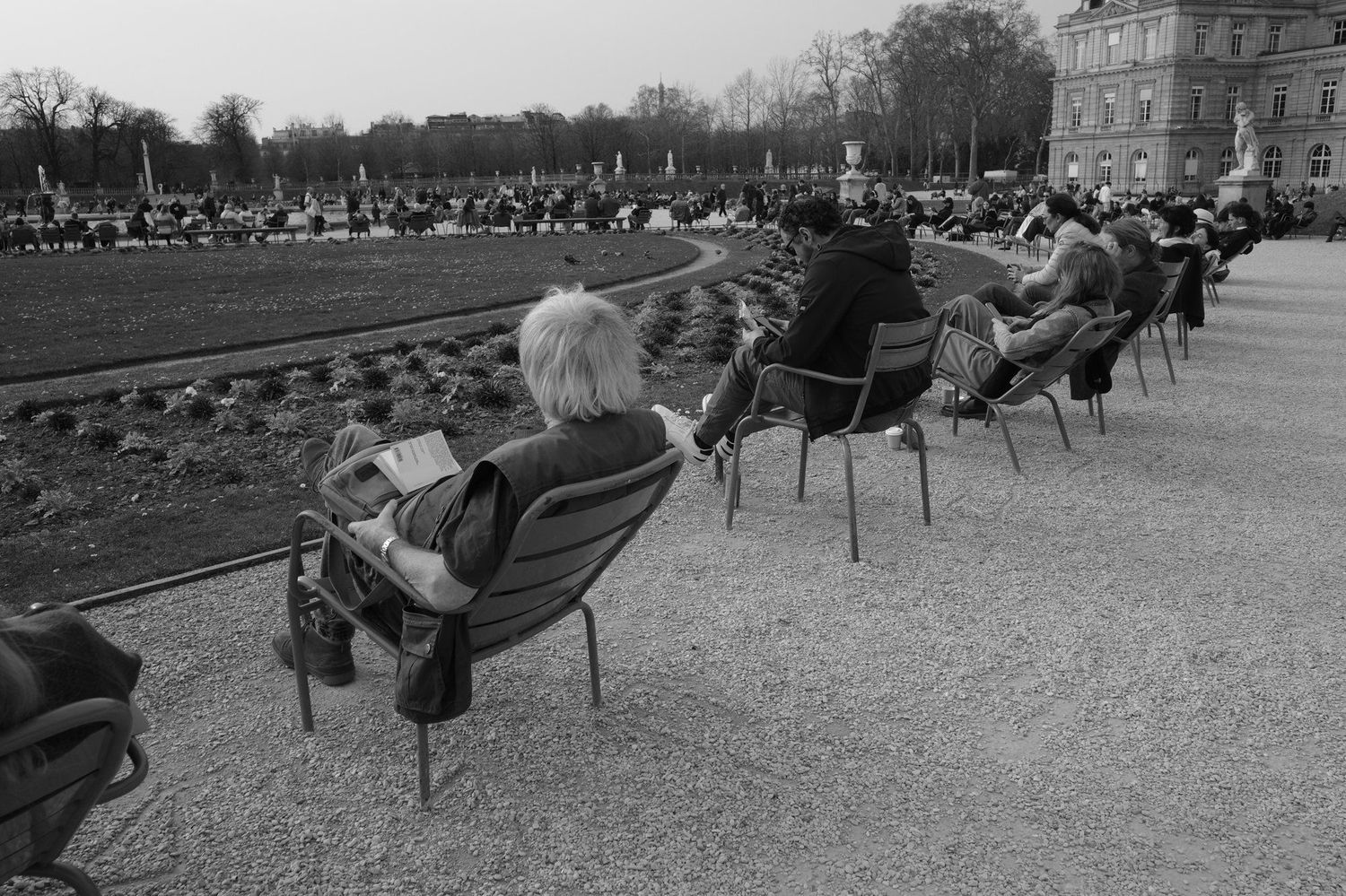 Chaises — The Social Geometry of Luxembourg Gardens