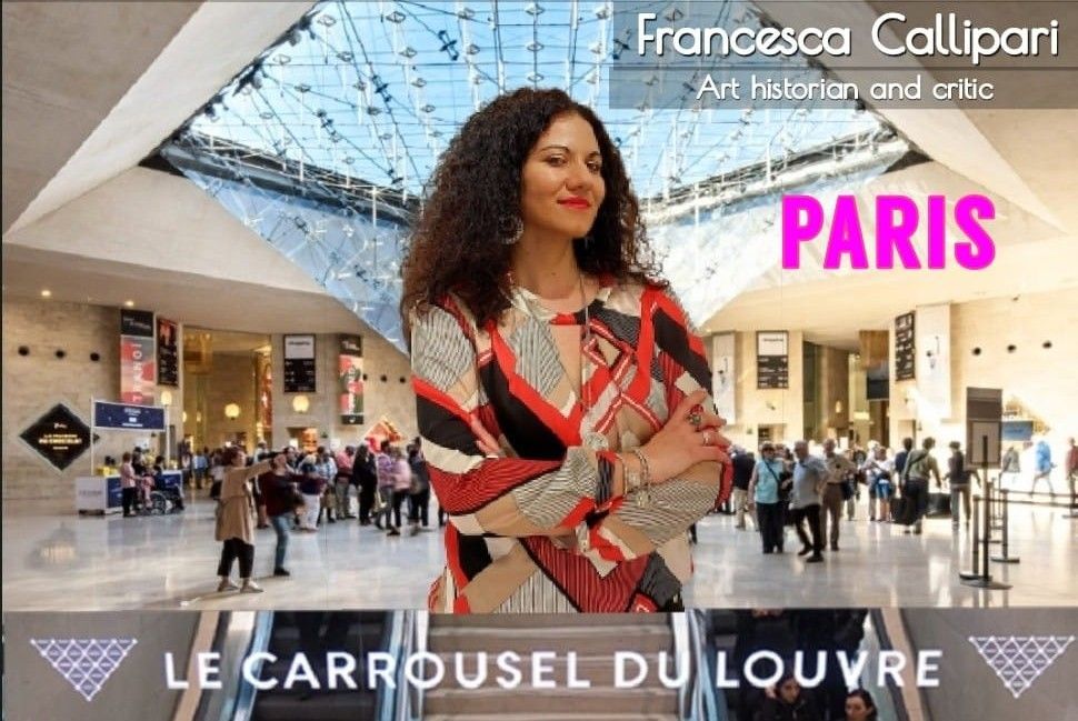 Contemporary Italian and international art and poetry at the Carrousel du Louvre.