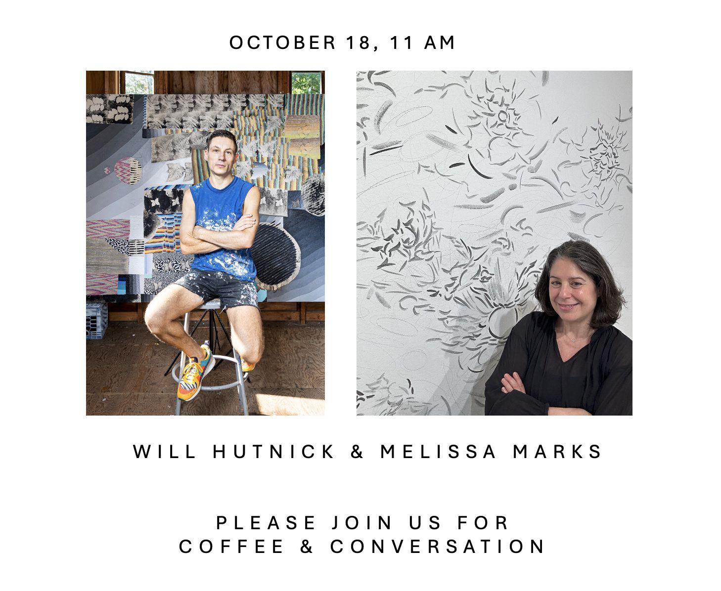 Conversation and Coffee with Will Hutnick and Melissa Marks