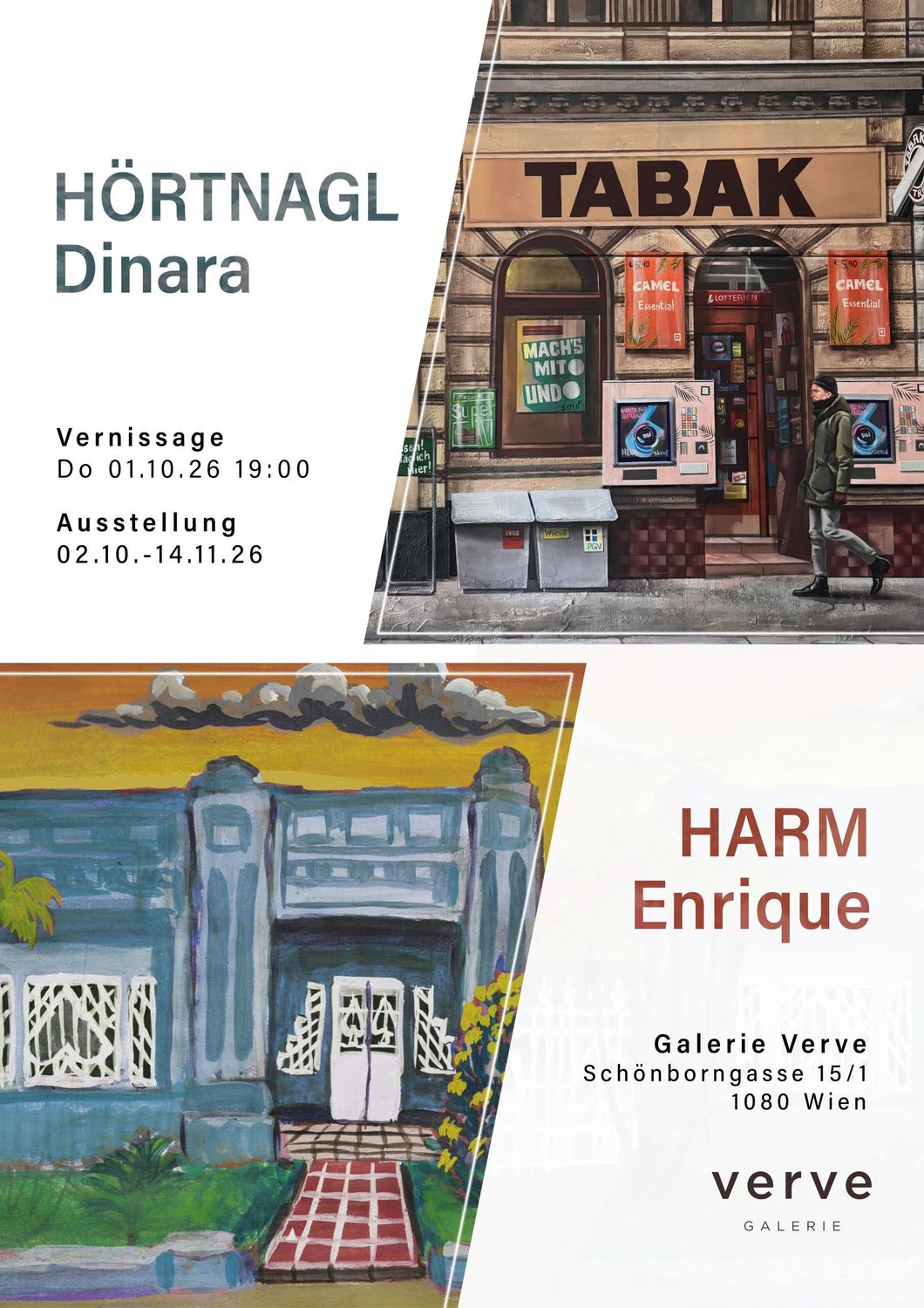 Exhibition "Hörtnagl und Harm" | Galerie Verve