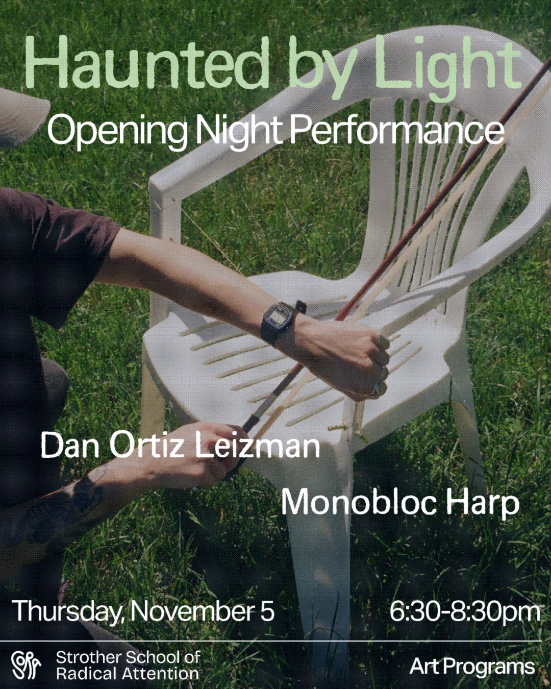 Opening night performance | Monobloc Harp by Dan Ortiz Leizman