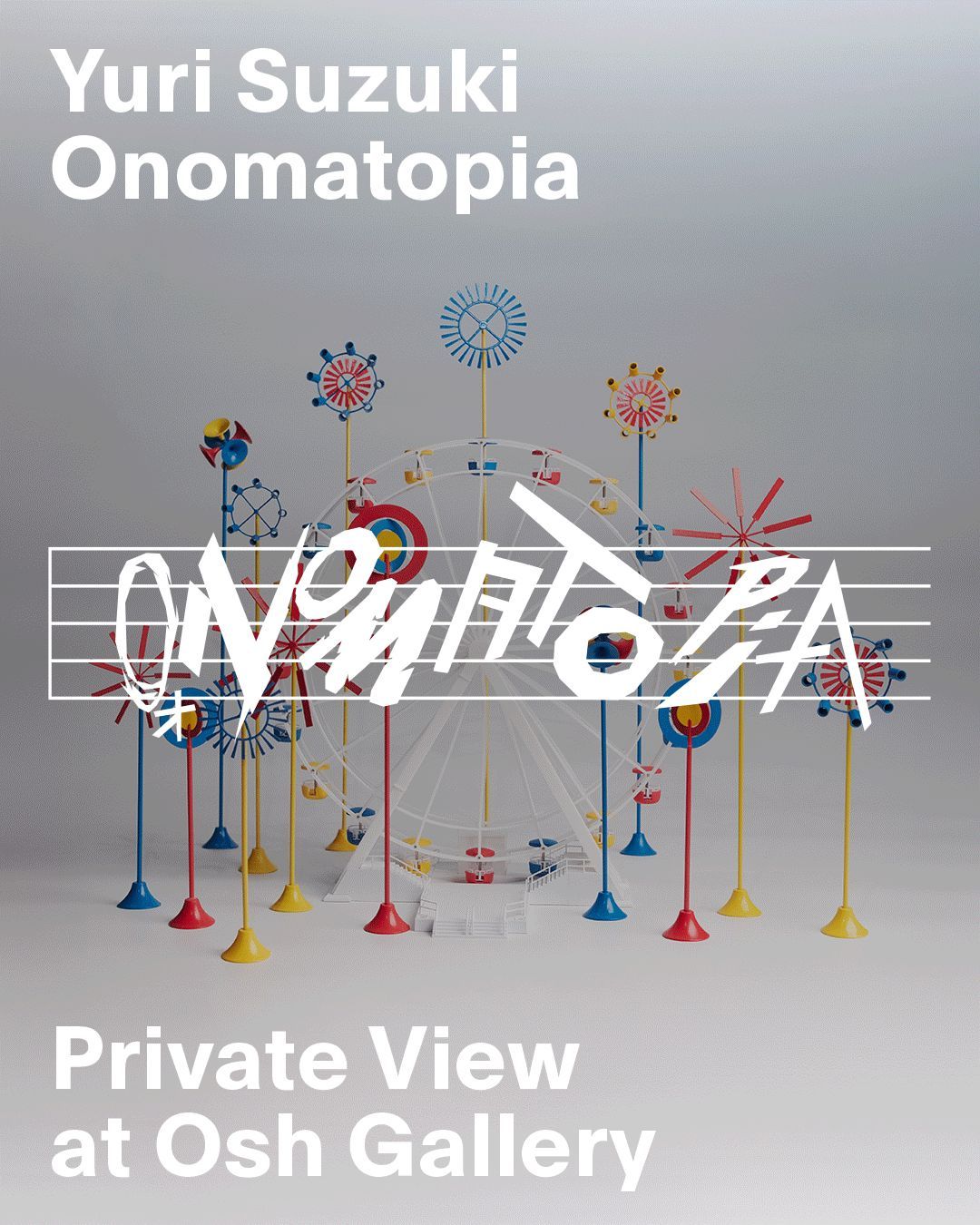 Private view for Yuri Suzuki: Onomatopia