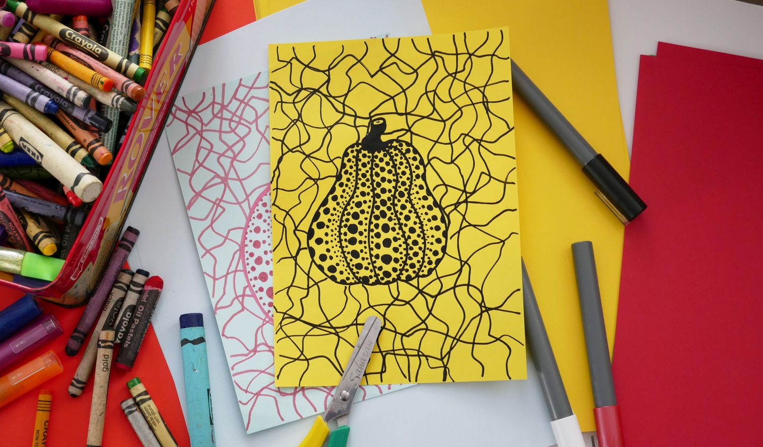 Smashing Pumpkins – Yayoi Kusama Inspired Arts and Crafts