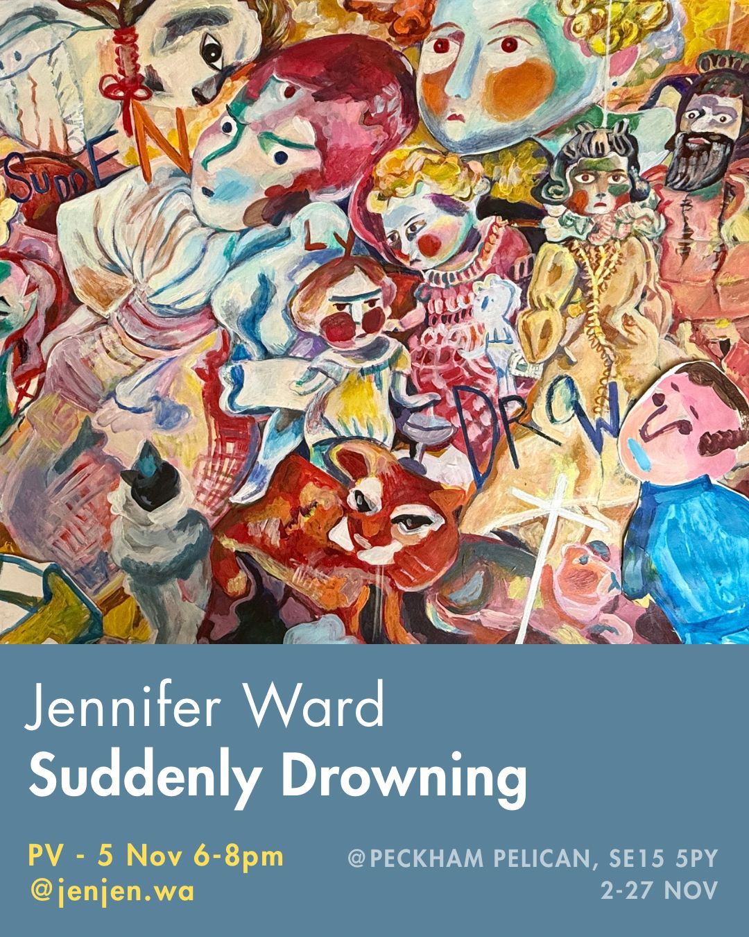 Suddenly Drowning - Paintings by Jennifer Ward
