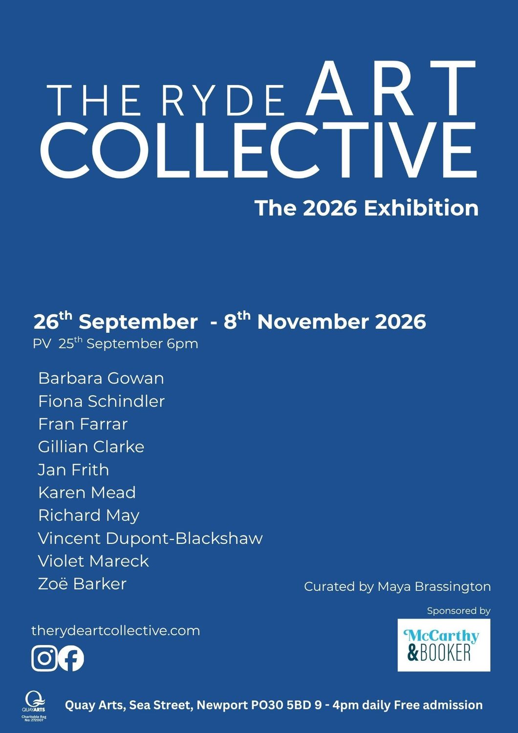 The Ryde Art Collective - The 2026 Exhibition