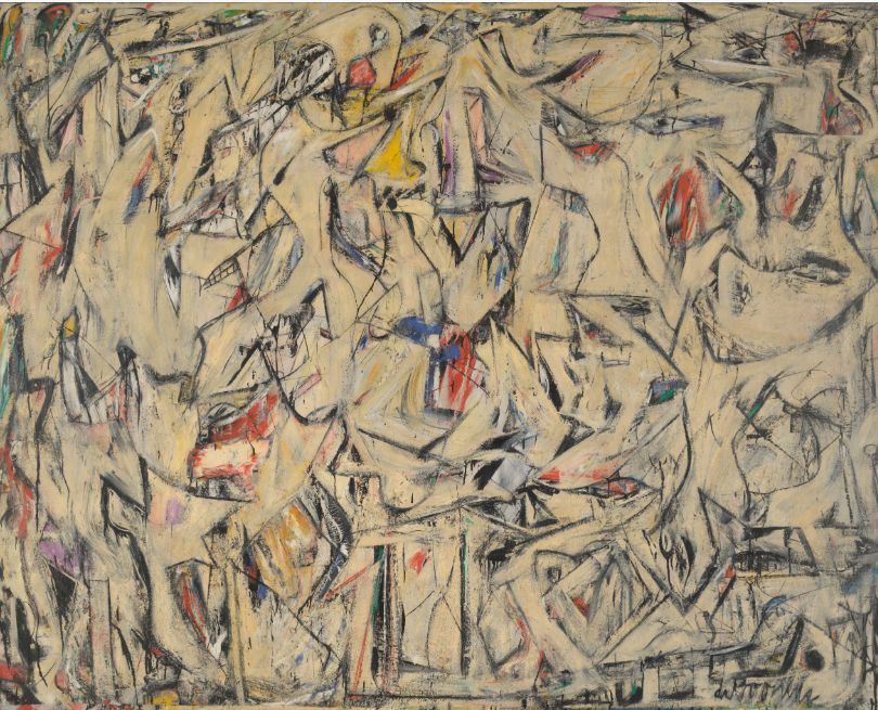 Willem de Kooning at work